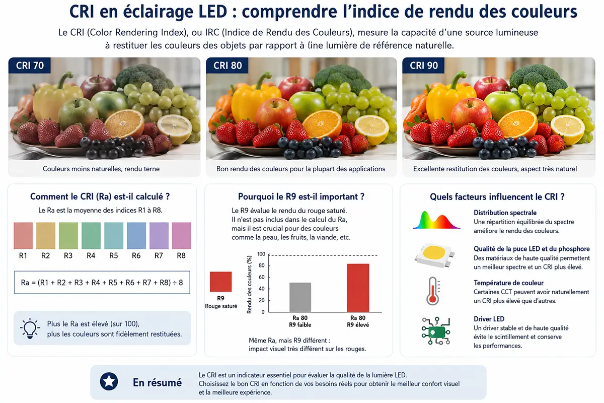 CRI LED lighting